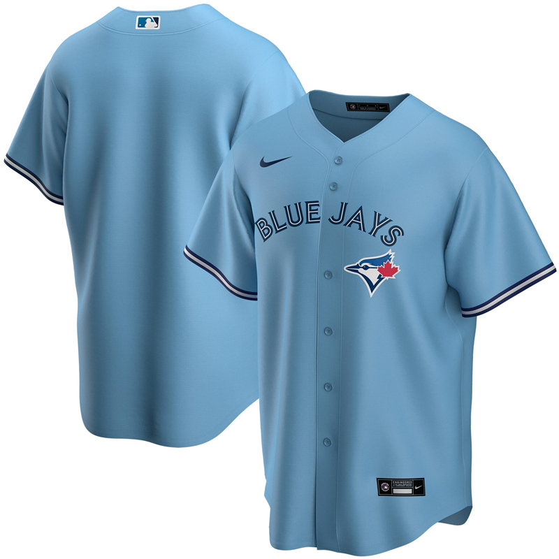 MLB Youth Toronto Blue Jays Nike Light Blue Alternate 2020 Replica Team Jersey